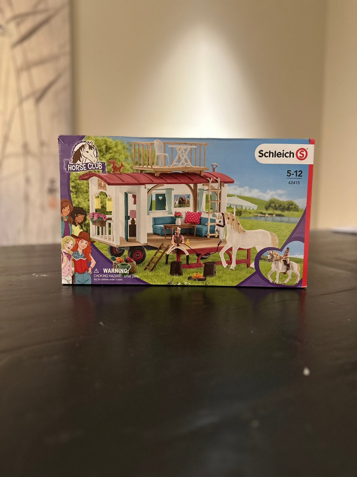 Schleich horse club caravan, Ophalen of Verzenden, Gebruikt