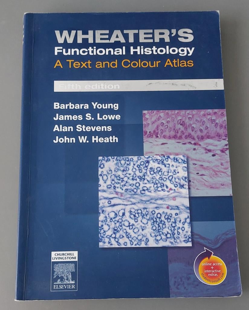 Medisch - Wheater's Functional Histology, Ophalen of Verzenden, Zo goed als nieuw, Diverse auteurs, Overige wetenschappen