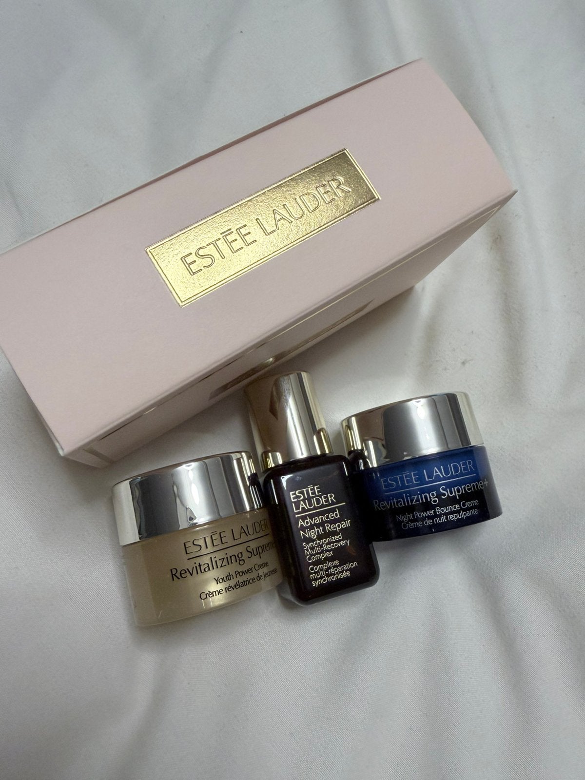 Estée Lauder night repair serum set nieuw! Inc.verzenden, Verzenden, Nieuw, Gehele gezicht, Verzorging