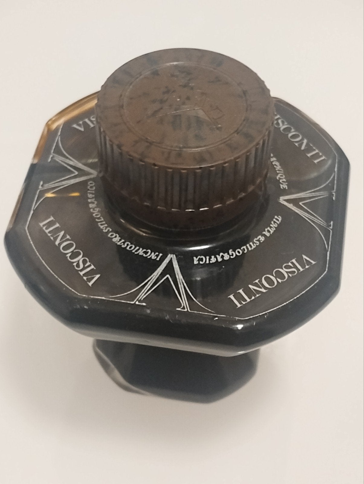 Visconti inktpot bruin 60ml, Verzamelen, Ophalen, Nieuw, Balpen, Overige merken
