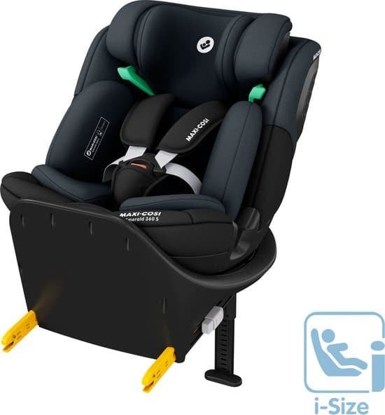 Maxi-Cosi Emerald 360 S i-Size - Autostoel - Tonal Black, Triple J Online, Info@triplejonline.nl, De Spinnekop 9