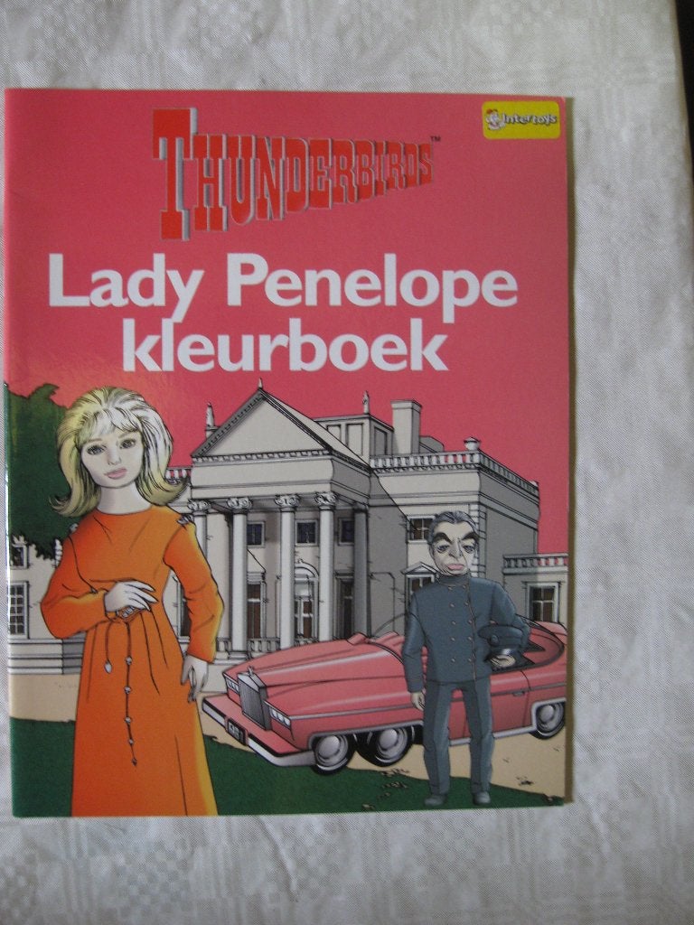 Vintage Thunderbirds, kleurboek "Lady Penelope", Ophalen of Verzenden, Zo goed als nieuw