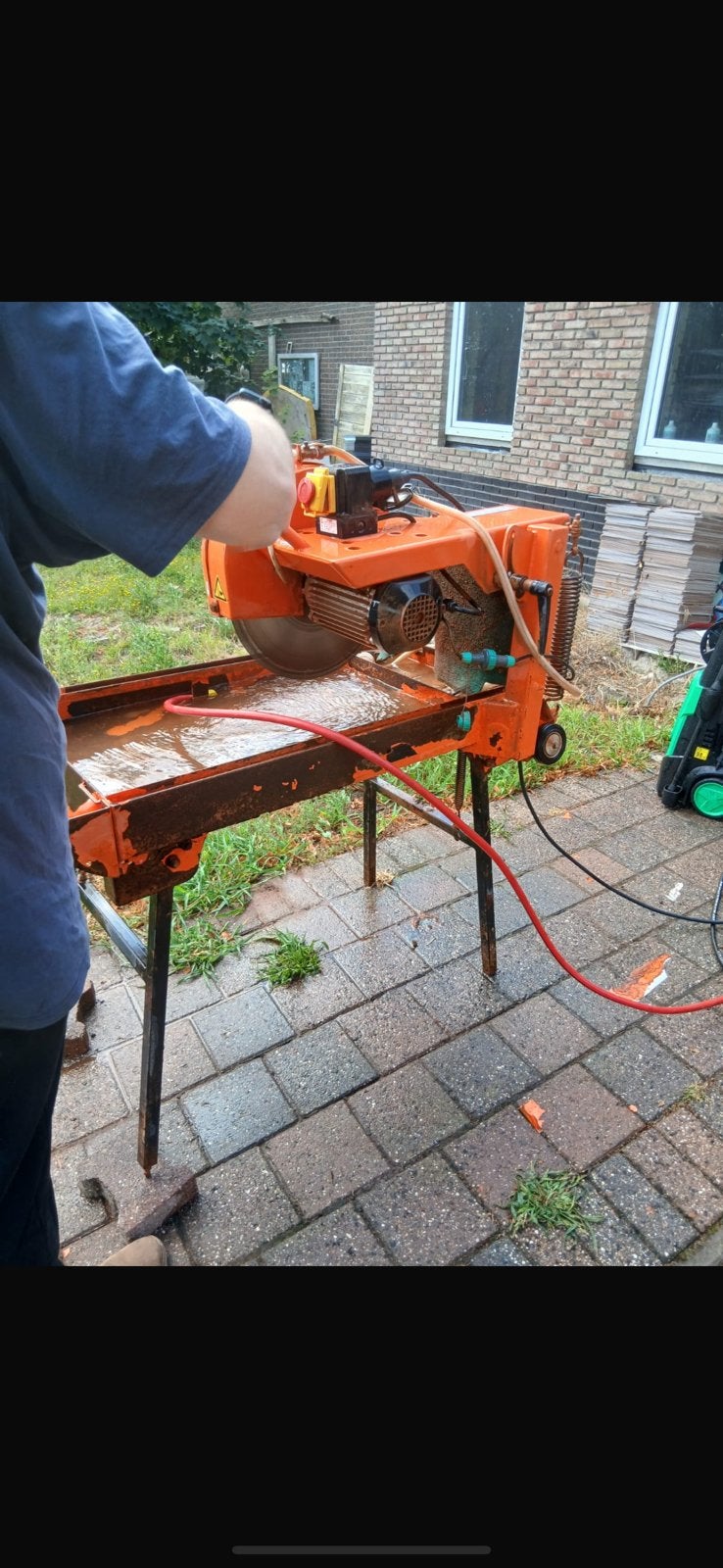 Clipper cm42, Doe-het-zelf en Verbouw, Gereedschap | Zaagmachines, Ophalen, Cirkelzaag, 70 mm of meer, Zo goed als nieuw