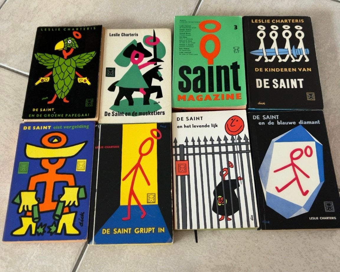 Leslie Charteris – De Saint – 8 delen – Dick Bruna, Boeken, Ophalen of Verzenden, Gelezen