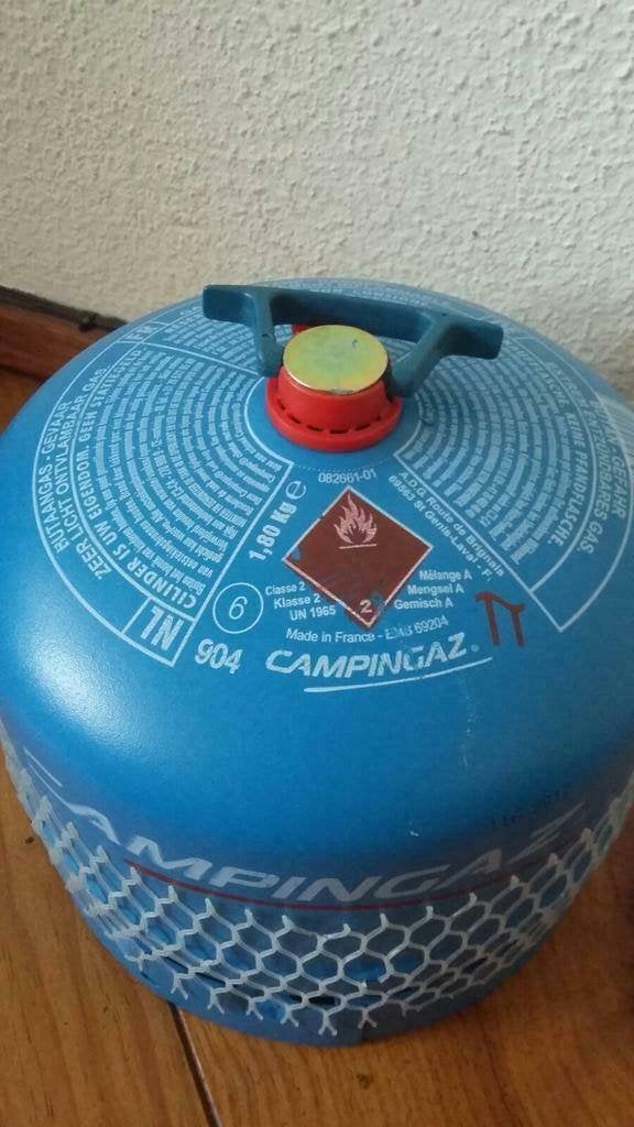 Volle nieuwe Campingaz tank 904 verzegeld, Ophalen, Nieuw