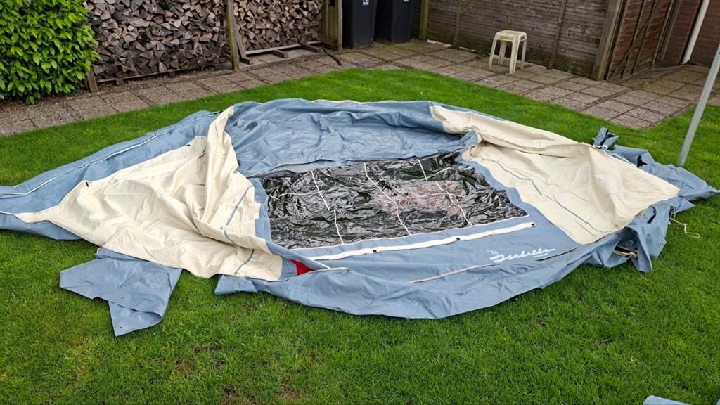 Kleine caravan voortent, Caravans en Kamperen, Ophalen, Gebruikt