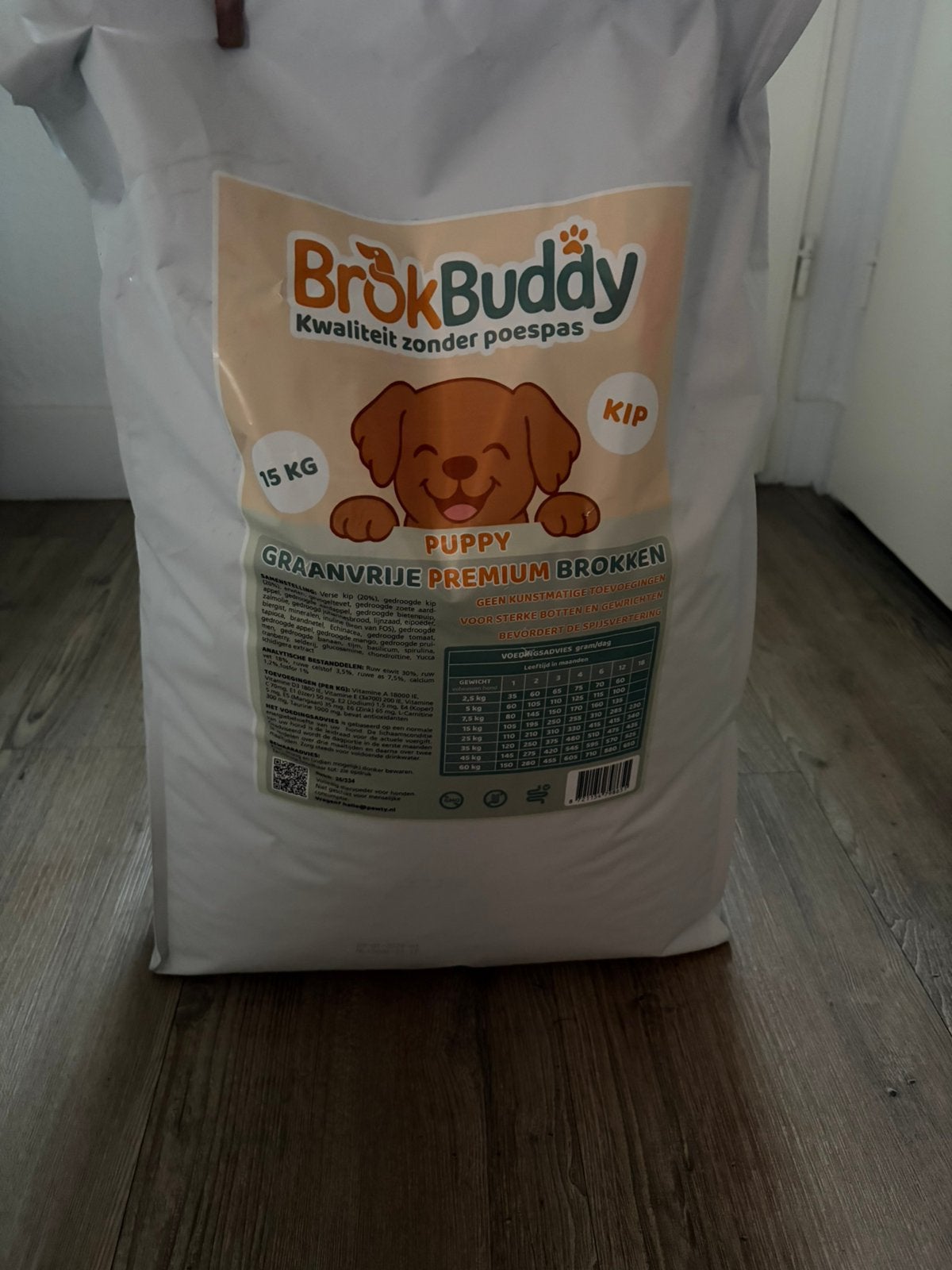 Puppybrokken BrokBuddy, Ophalen, Hond