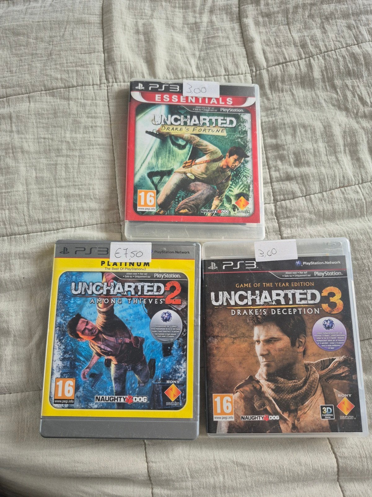Uncharted PS3 Games: Trilogie, Ophalen of Verzenden