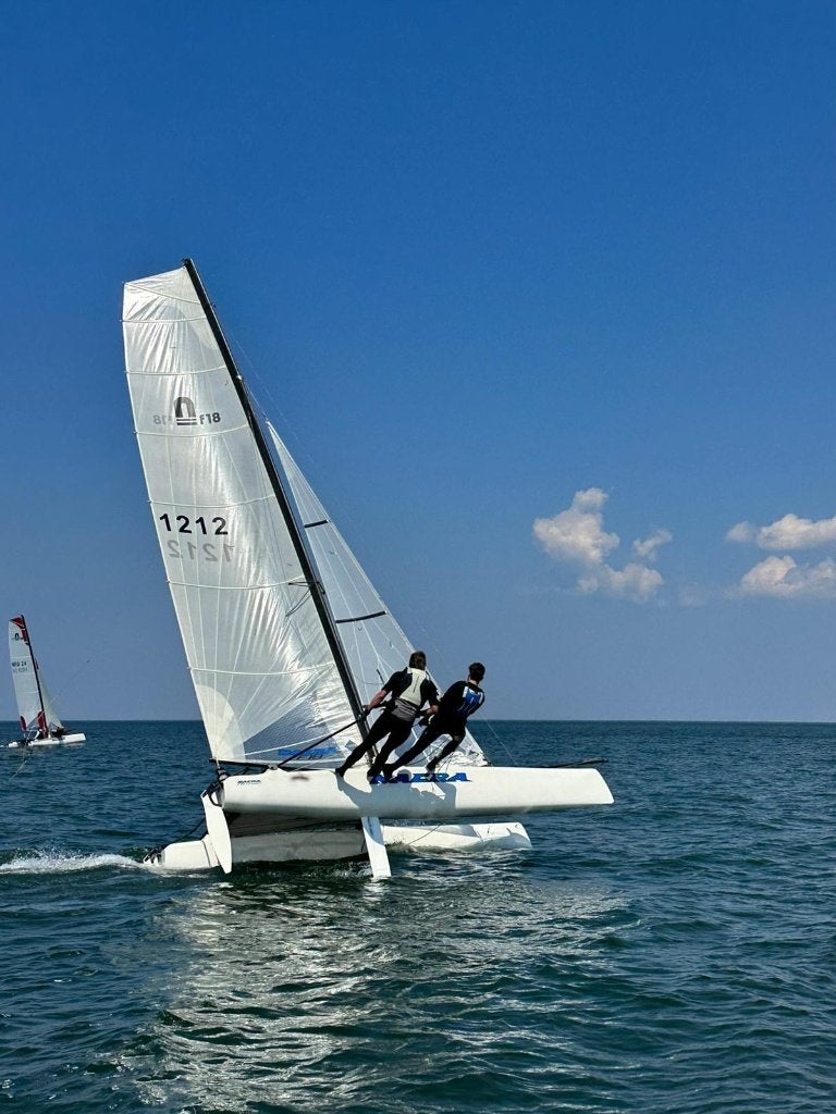 Nacra F18 Infusion – snelle catamaran, klaar om te varen!, Watersport en Boten, Ophalen, Gebruikt, F18, Nacra