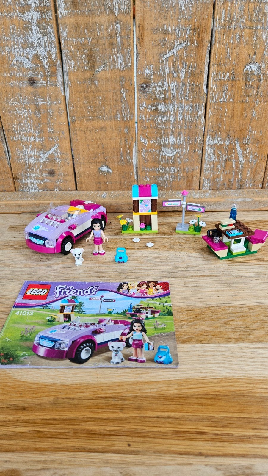 Lego Friends set 41013, Emma's Sportwagen.
De, Gebruikt, Lego, Friends, Ophalen of Verzenden