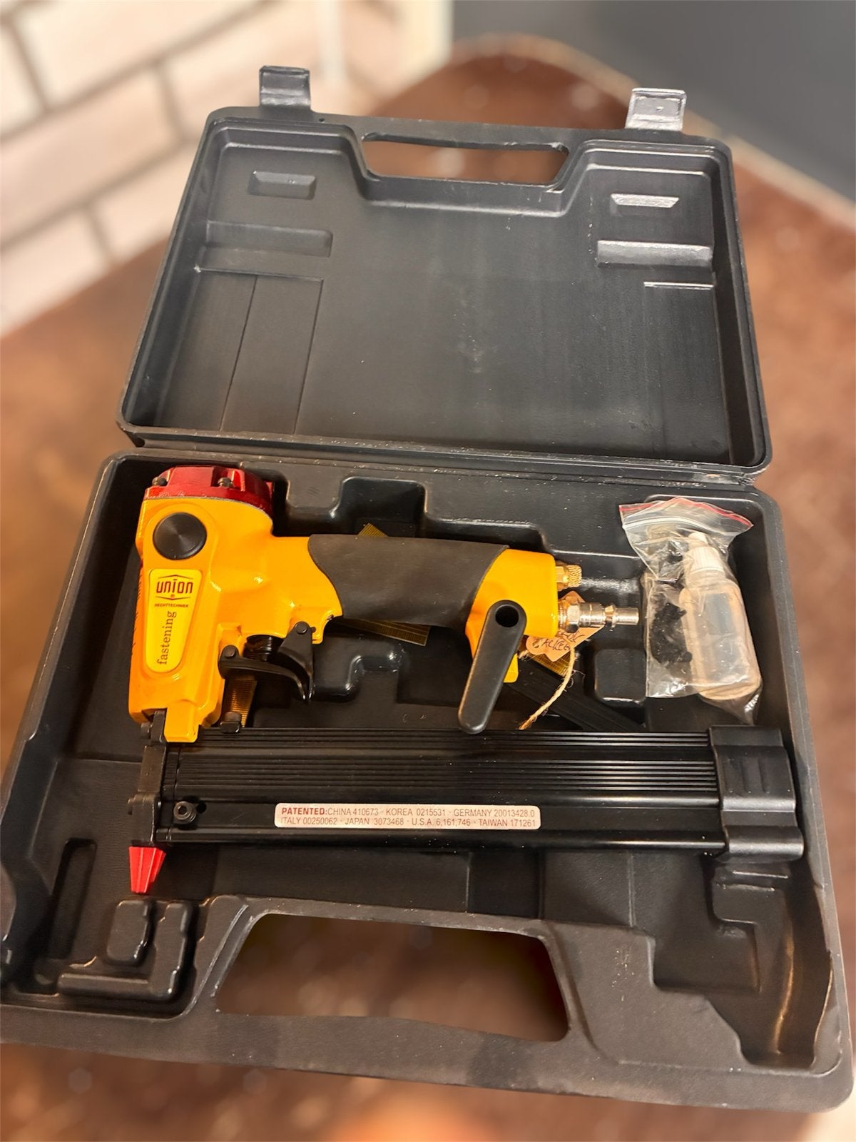 Union Fastening Tacker in koffer, Overige merken, Onbekend, Ophalen of Verzenden, Zo goed als nieuw