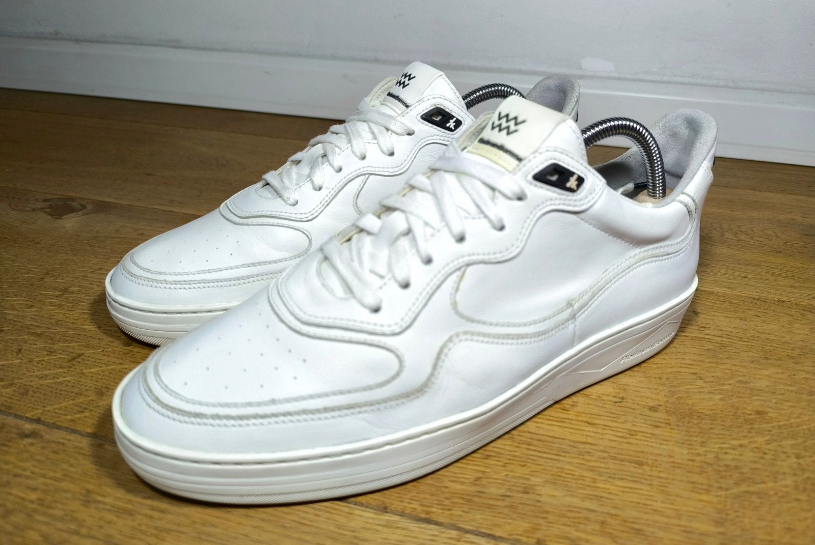 Floris van Bommel herenschoenen maat 8 / 42, Ophalen, Wit, Floris van Bommel, Sneakers of Gympen