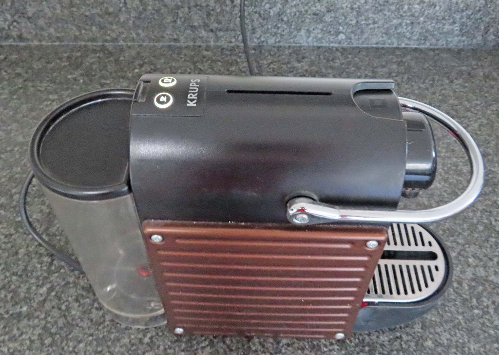 Krups Nespresso pixie koffie apparaat, Gebruikt, Koffiemachine, Ophalen of Verzenden, 2 tot 4 kopjes