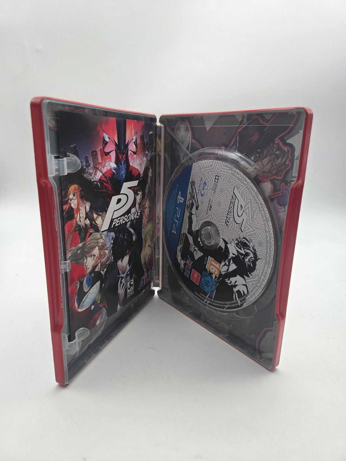 Persona 5 Steelbook Edition PS4, Spelcomputers en Games, Games | Sony PlayStation 4, Support@atlus.com, 1 speler, Zo goed als nieuw