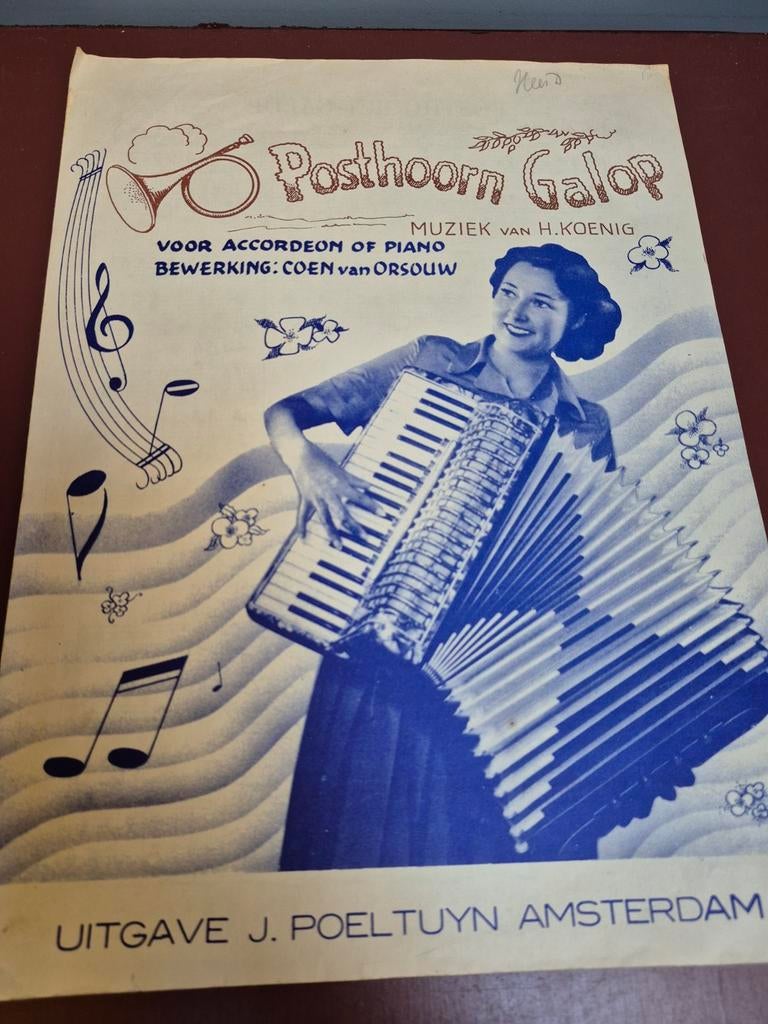 Posthoorn Galop, Coen van Orsouw, Ophalen of Verzenden, Artiest of Componist, Populair, Accordeon