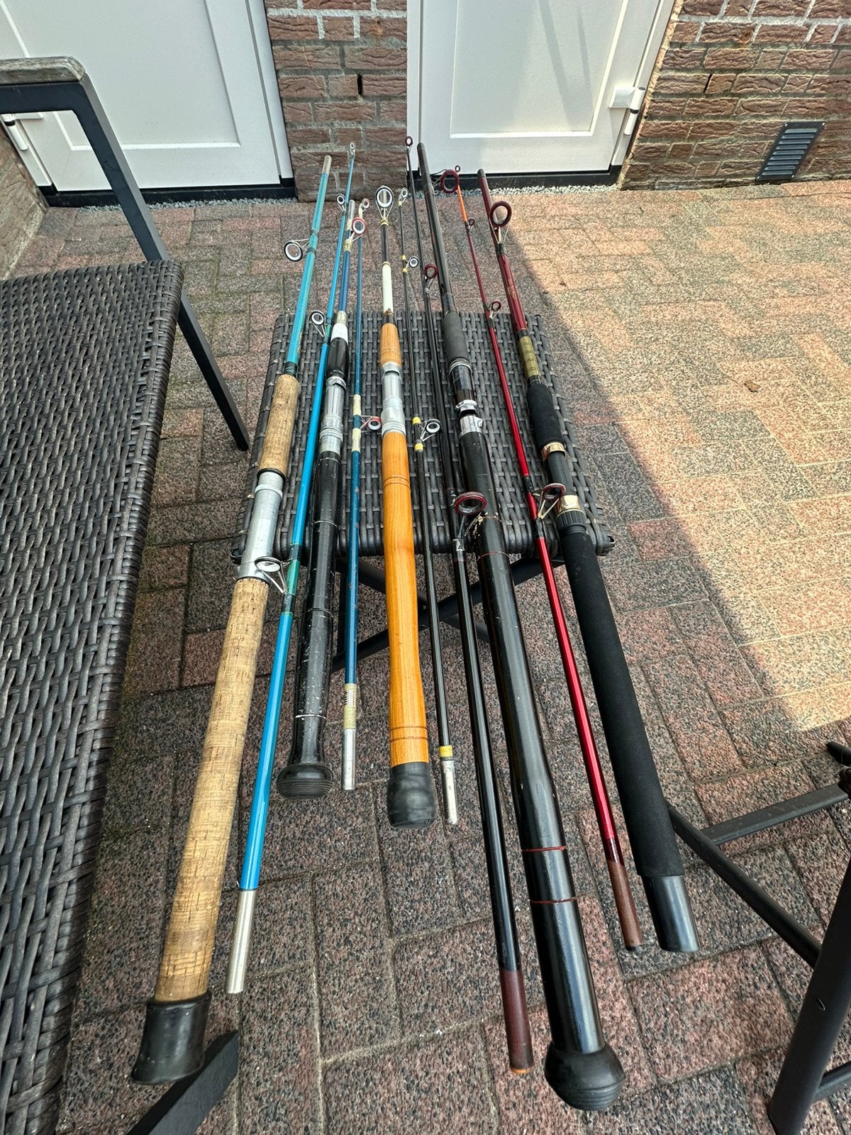 5 oude boothengels, Ophalen, Gebruikt, Werphengel