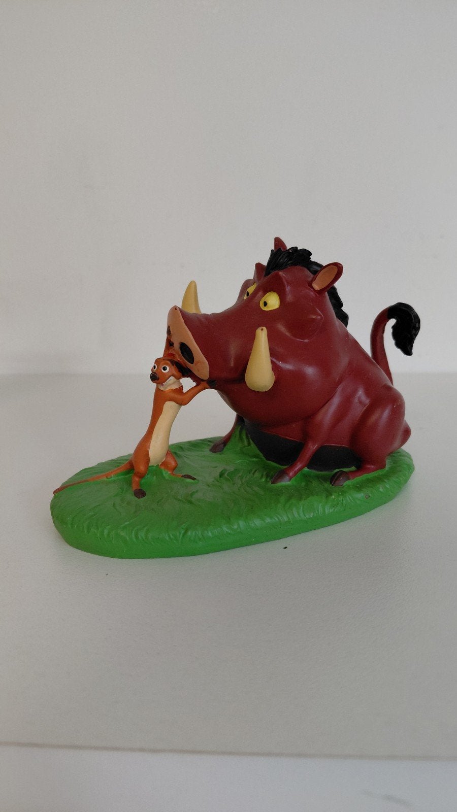 Timon en Pumba Disney beeld, Verzamelen, Disney, Ophalen of Verzenden, Leeuwenkoning of Jungle Boek, Zo goed als nieuw, Beeldje of Figuurtje