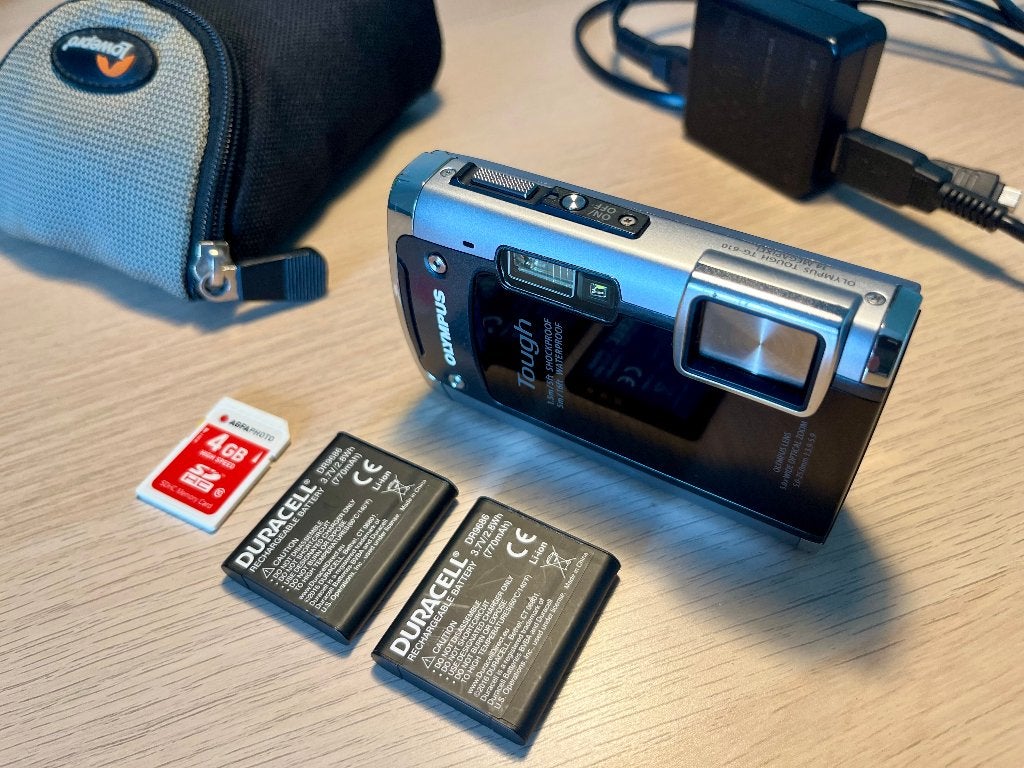 Olympus Tough TG-610 Compactcamera - Schok- en Waterdicht, Geheugenkaart, Gebruikt, Olympus, Compactcamera