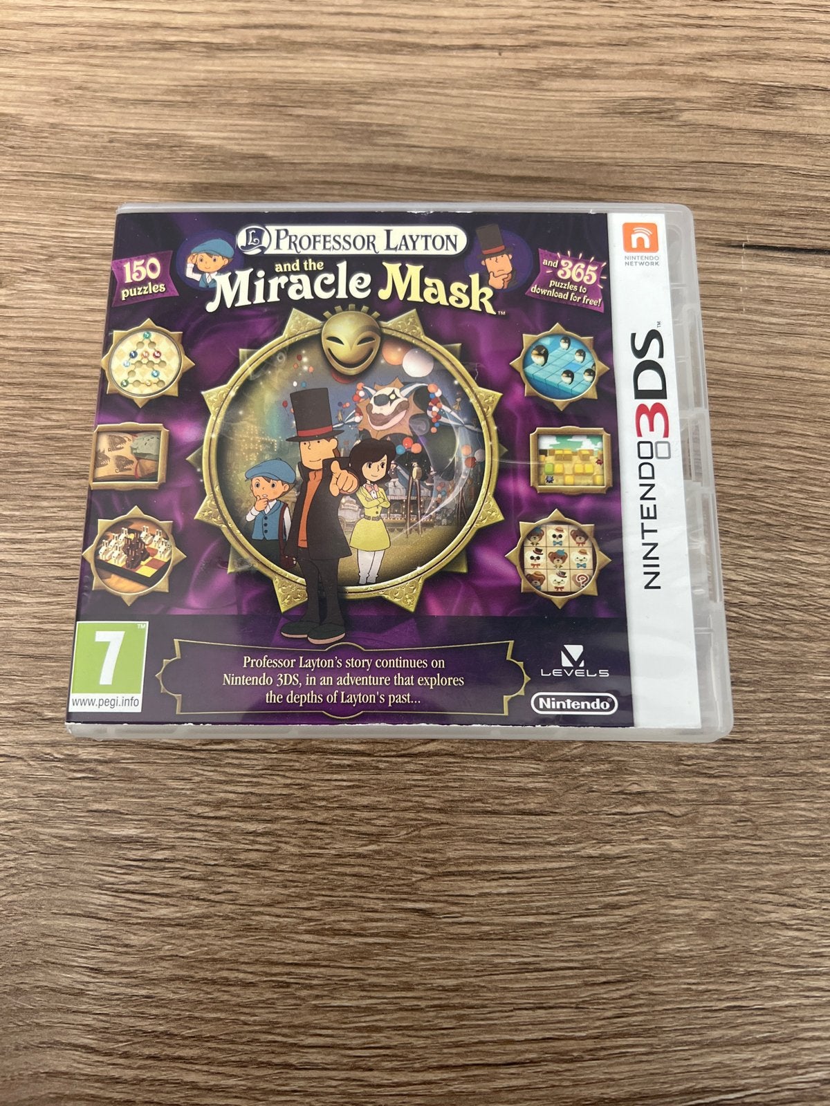Professor Layton and the Miracle Mask - Nintendo 3DS, Spelcomputers en Games, Games | Nintendo 2DS en 3DS, Puzzel en Educatief