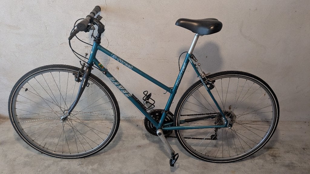 Dames fiets, Gebruikt, Velgrem, Versnellingen, 50 tot 53 cm