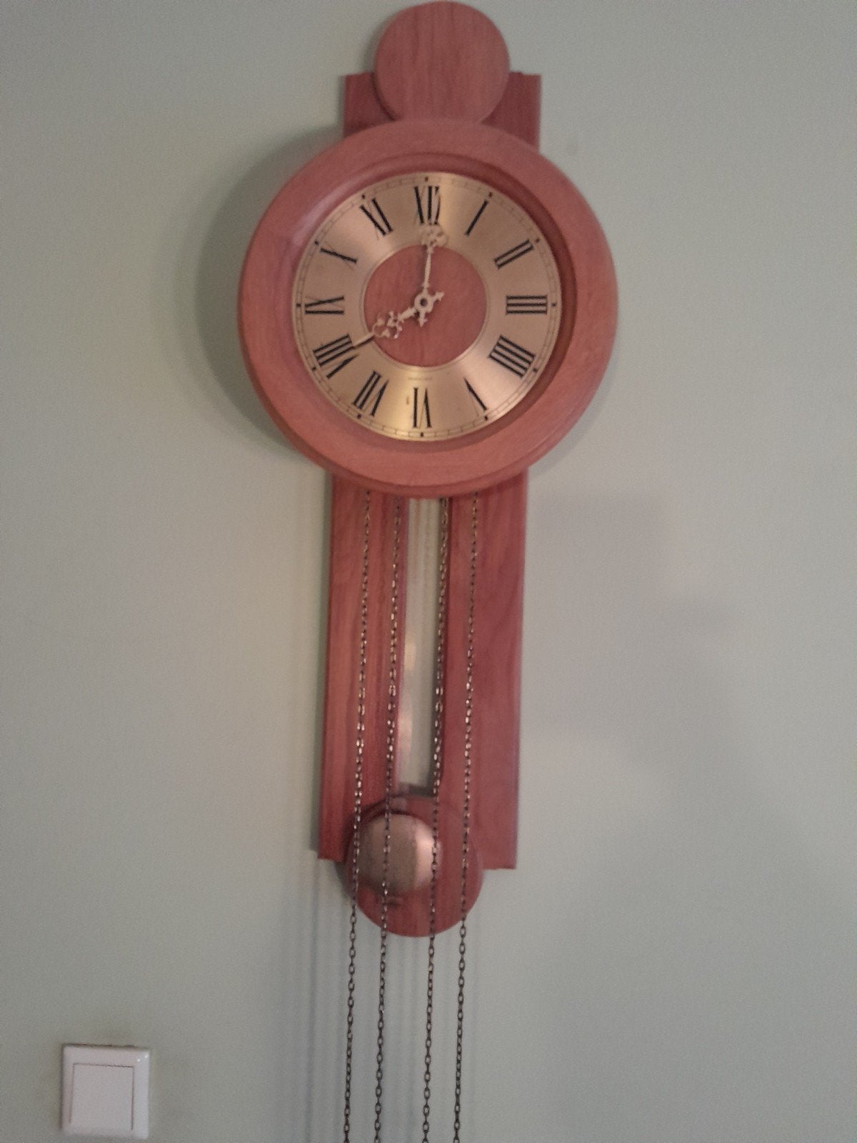 slinger klok, Ophalen of Verzenden, Zo goed als nieuw, Wandklok