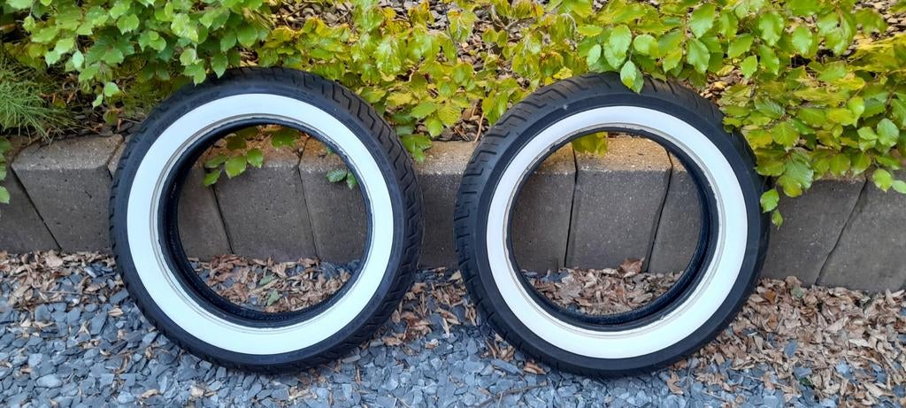 Harley Davidson Whitewall Banden 16 inch, Ophalen of Verzenden, Gebruikt