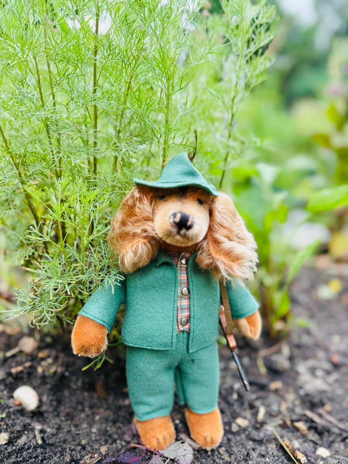 **oude steiff hond waldili**, Ophalen of Verzenden, Zo goed als nieuw, Stoffen beer, Overige merken