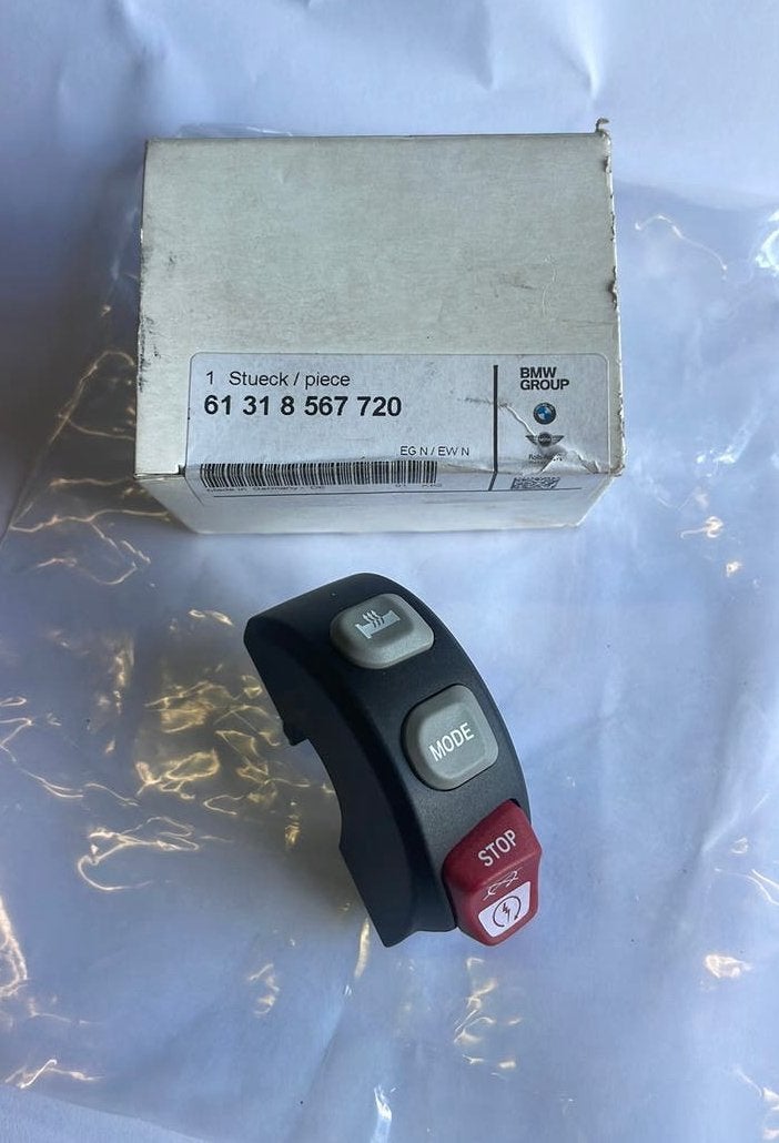 Schakelaar BMW GS 61318567720 startknop nieuw, Ophalen of Verzenden, Nieuw