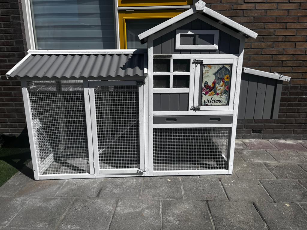Groot kippenhok, Dieren en Toebehoren, Pluimvee | Toebehoren, Ophalen, Gebruikt, Kippenhok of Kippenren