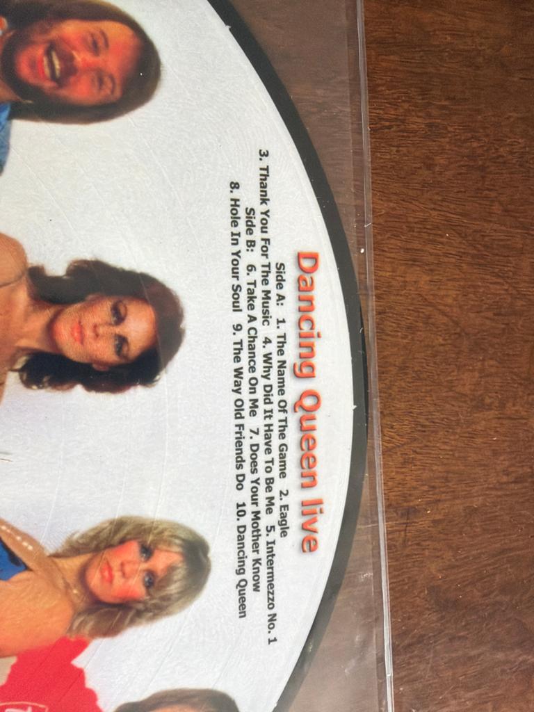 ABBA - Dancing Queen Live Picture Disc (Japanse Fanclub), Gebruikt, Ophalen of Verzenden, 1970 - 1979, Picture disc