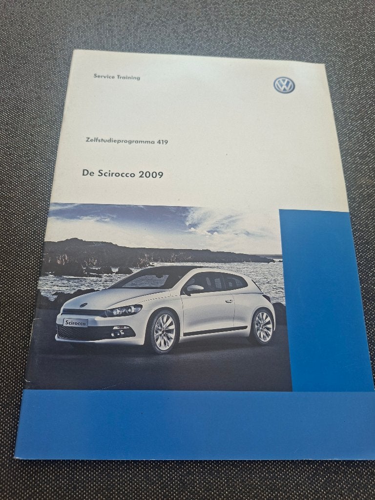 Service training volkswagen de scirocco 2009, Ophalen of Verzenden