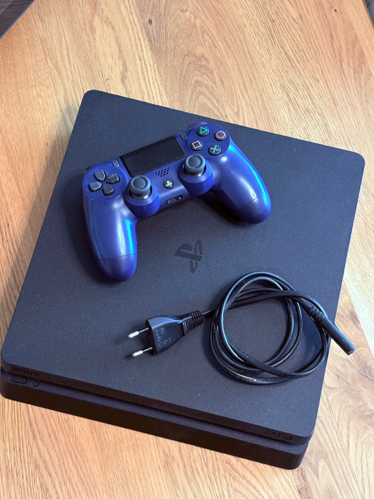 Playstation 4 slim 500gb met controller, Spelcomputers en Games, Spelcomputers | Sony PlayStation 4, Ophalen, Met 1 controller