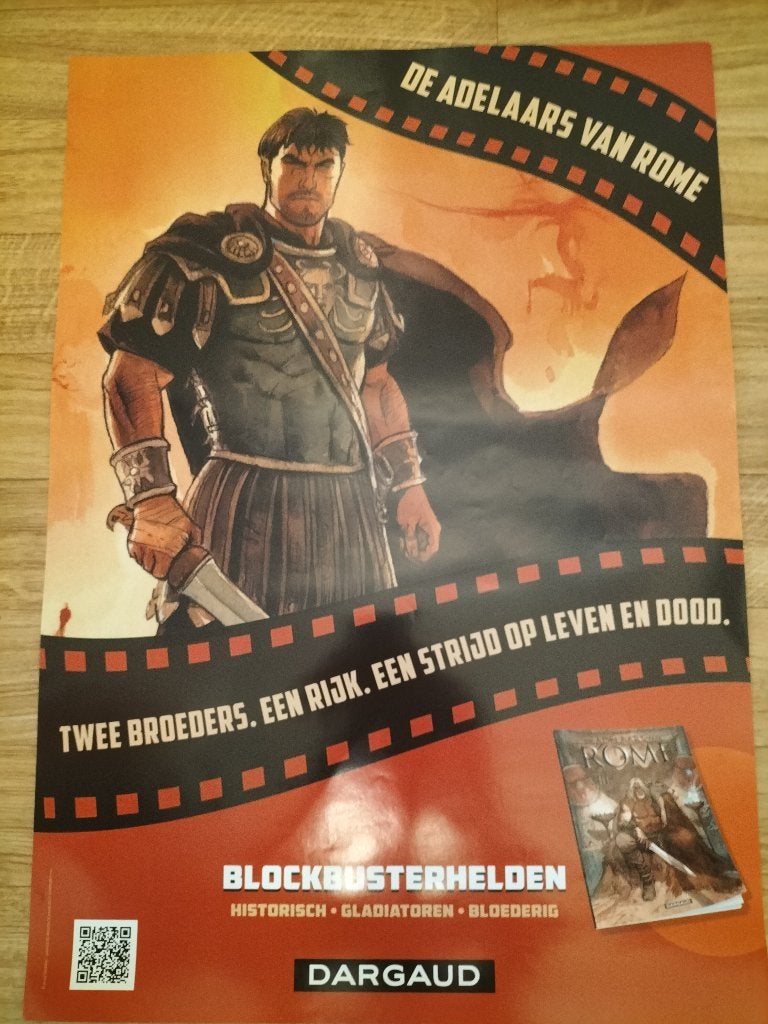 Poster van De adelaars van Rome, Ophalen of Verzenden, Zo goed als nieuw