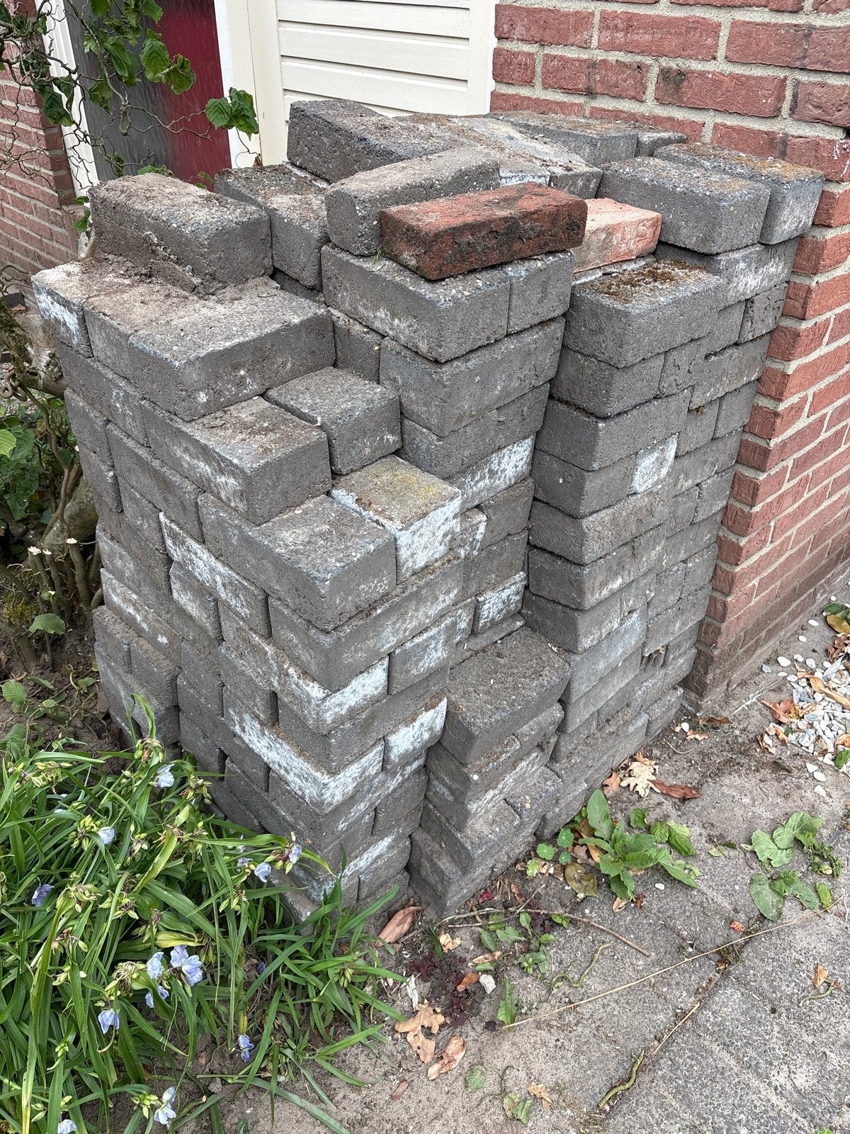 Klinkers 10m2, Tuin en Terras, Ophalen, Gebruikt, Klinkers, 10 m² of meer