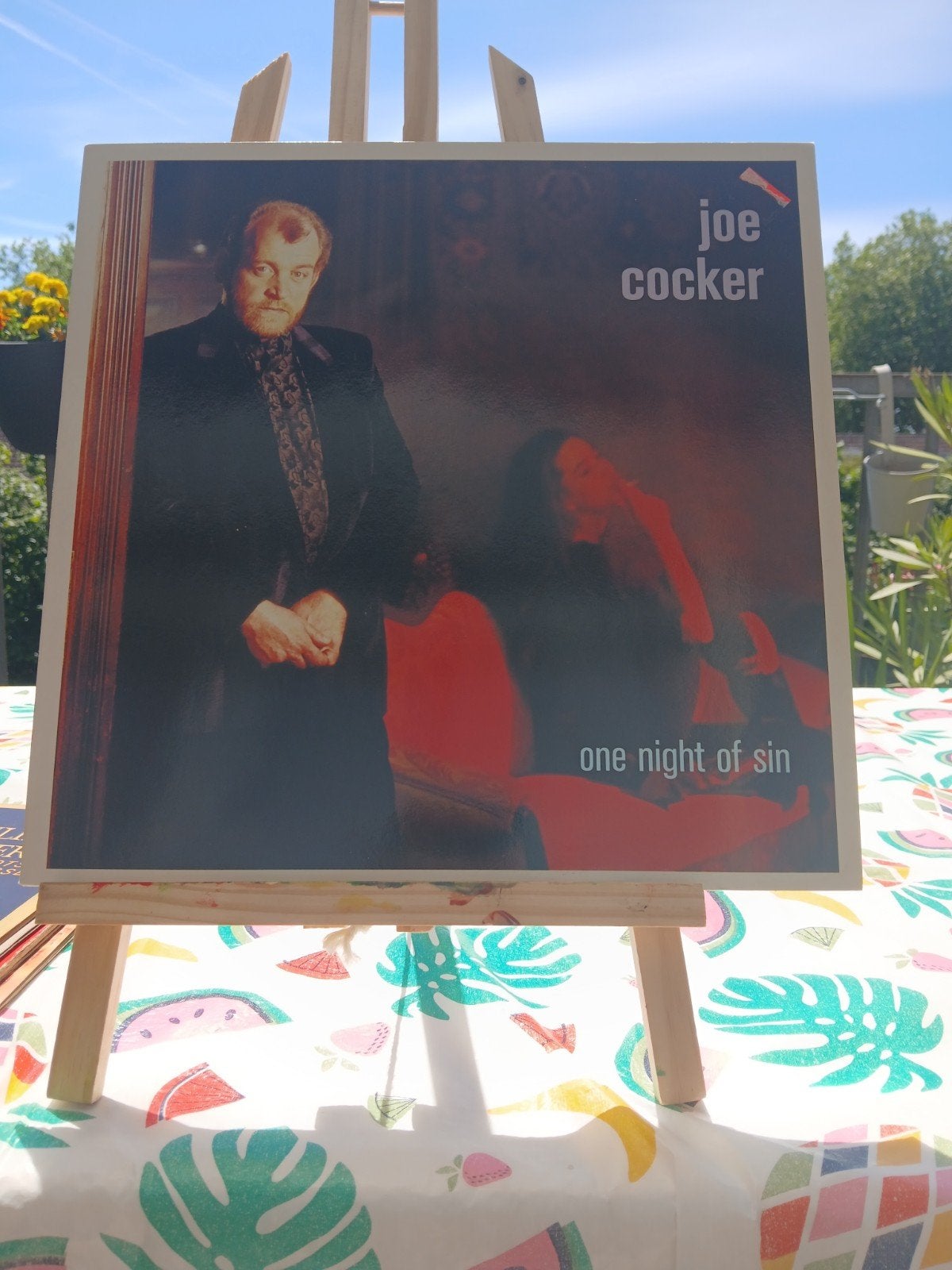 Joe Cocker - One Night of Sin LP (Vinyl), Ophalen of Verzenden, 1980 - 1989, Gebruikt