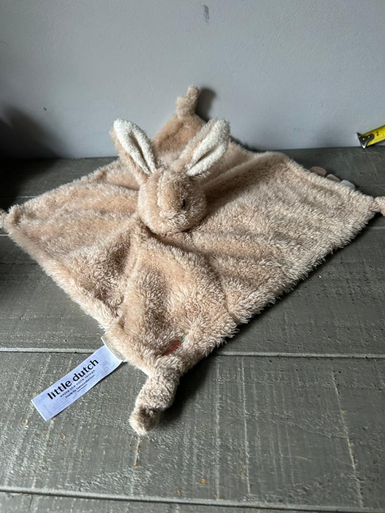 Little dutch rabbit knuffel konijn knuffeldoek nieuw, Ophalen of Verzenden, Nieuw, Konijn