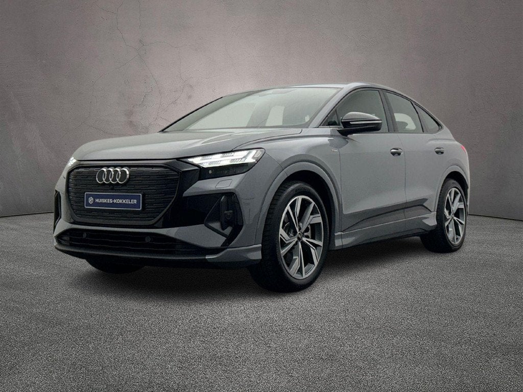 Audi Q4 Sportback e-tron 45 S Edition 82 kWh | 20-Inch | Tre, Automaat, Achterwielaandrijving, Gebruikt, Zwart