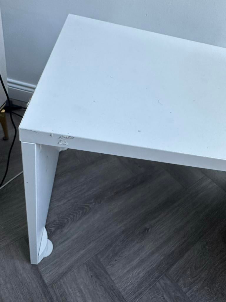 Smastad bank Wit Ikea kinderbankje / tafel, Ophalen, Gebruikt, Tafel(s)