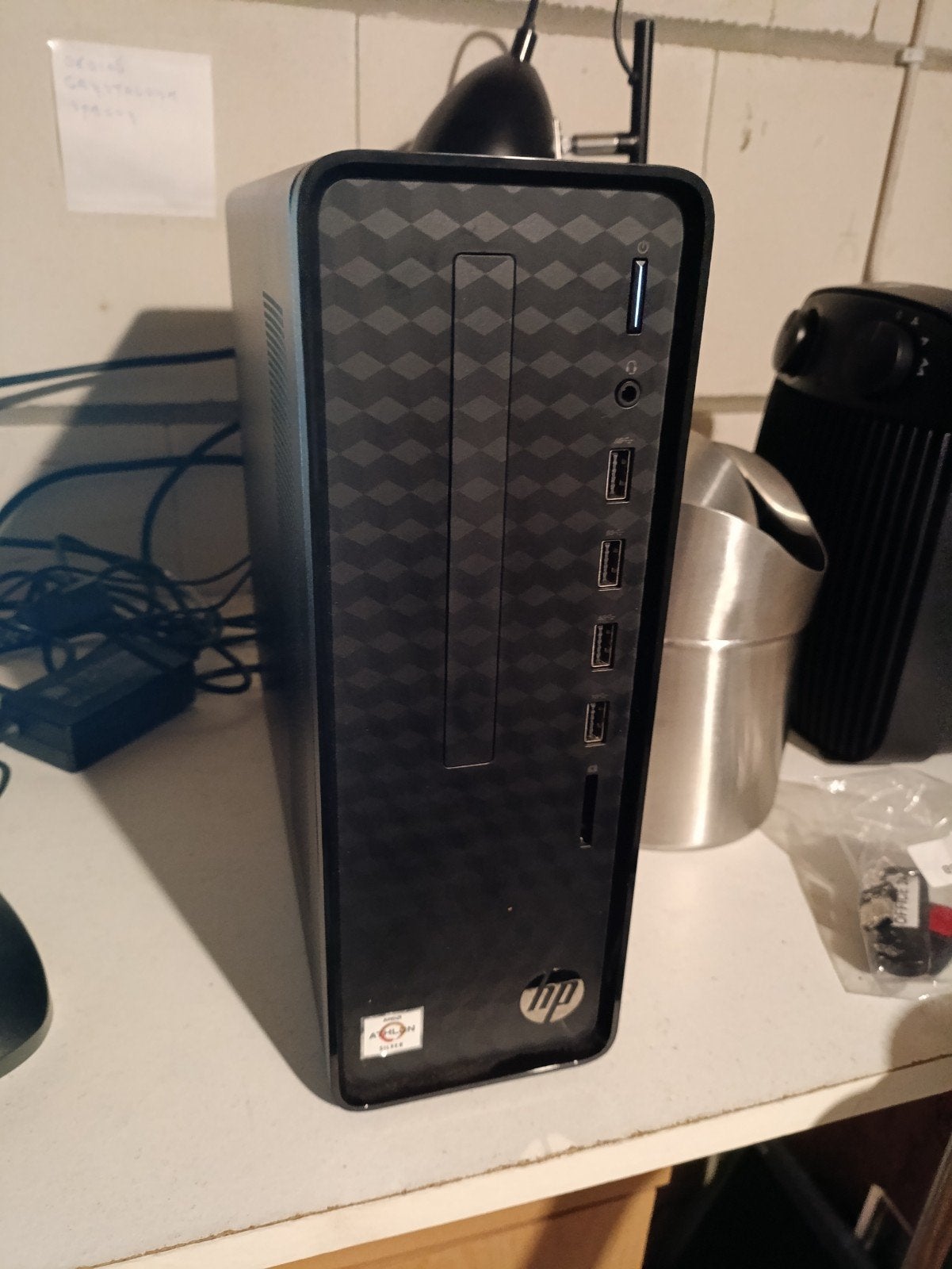HP slimline computer, Computers en Software, Ophalen, 2 tot 3 Ghz, 8 GB, SSD