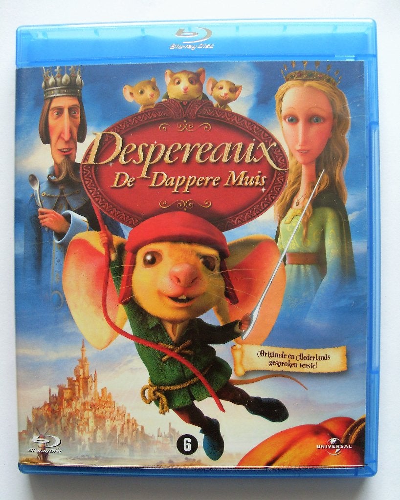 Despereaux - de dappere muis (originele blu-ray), Gebruikt, Nederlands, Film, Ophalen of Verzenden