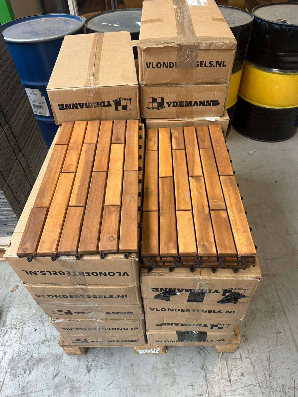 Acaciahout Balkontegels Vlondertegels Terrastegels - NIEUW, Tuin en Terras, Terrasdelen en Vlonders, Info@ydemanne.nl, Nieuw, Ophalen of Verzenden