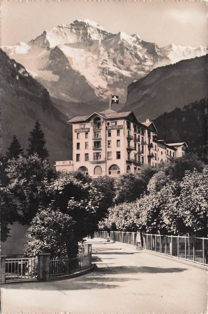 703-286-043 Hotel Regina-Jungfraublick Interlaken, Verzenden, Voor 1920, Overig Europa