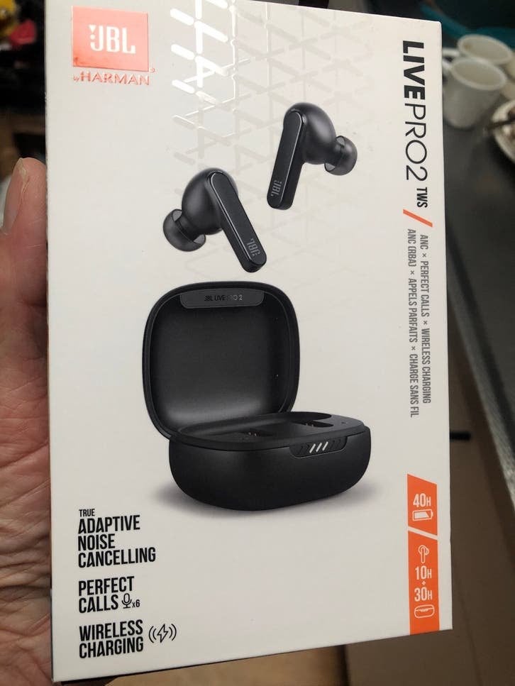 JBL Live Pro 2 TWS Draadloze In-ear Koptelefoon Zwart nieuw!, In-ear, JBL, Bluetooth, Nieuw