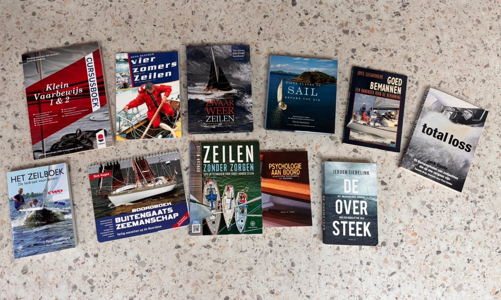 Zeilboeken - totaal pakket, Boeken, Ophalen, Zo goed als nieuw, Watersport en Hengelsport