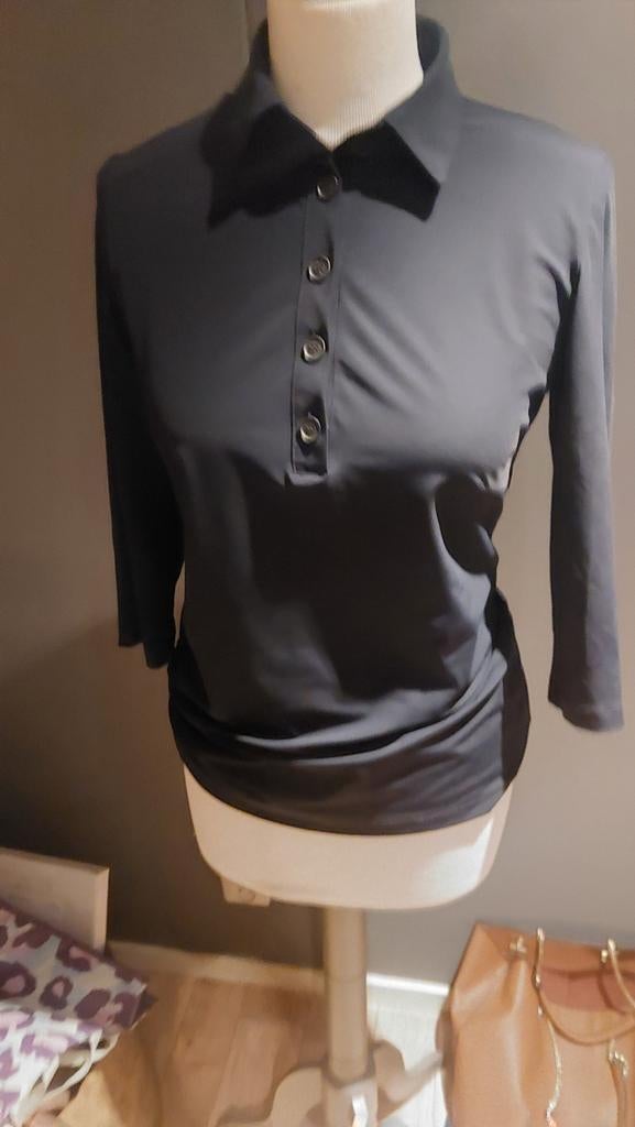 D.blauw blousje. Penn&ink, Kleding | Dames, Blouses en Tunieken, Ophalen of Verzenden, Zo goed als nieuw, Maat 36 (S), Blauw