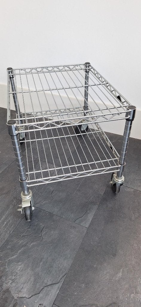 Trolley met zwenkwieltjes, Ophalen, Gebruikt