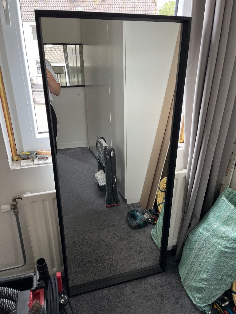 IKEA nissedal spiegel 65x150, Ophalen, 100 tot 150 cm, Zo goed als nieuw, Rechthoekig