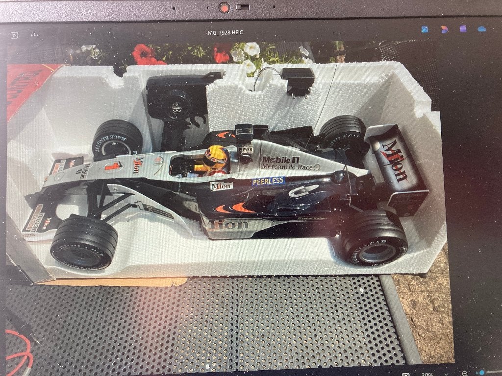 NQD-F1 op schaal 1:8. Werkt prima. Nieuw (+/- 1998), Ophalen of Verzenden, Zo goed als nieuw, 1:5 t/m 1:8, Auto