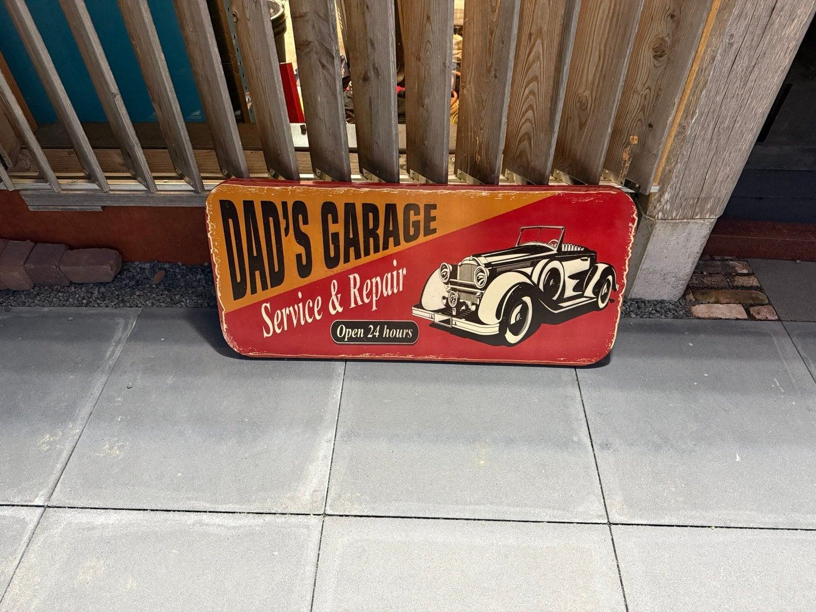 Metalen decoratie bord, Ophalen, Zo goed als nieuw