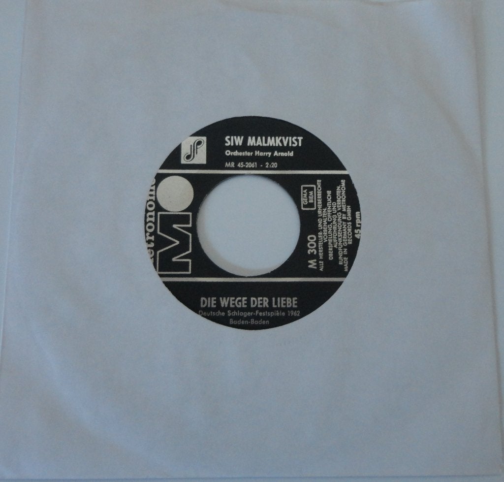 Siw Malmkvist > Die wege der liebe, Ophalen of Verzenden, Gebruikt, 7 inch, Pop
